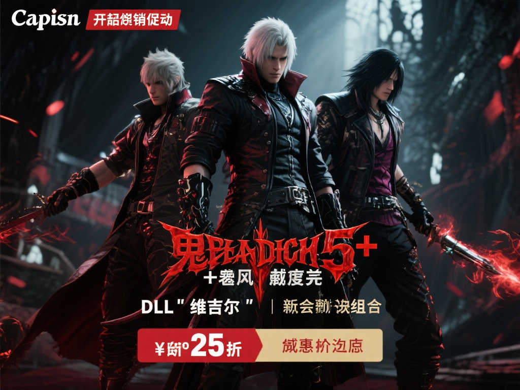 卡普空《鬼泣》系列大折扣！《鬼泣5+维吉尔》仅25折抢购！