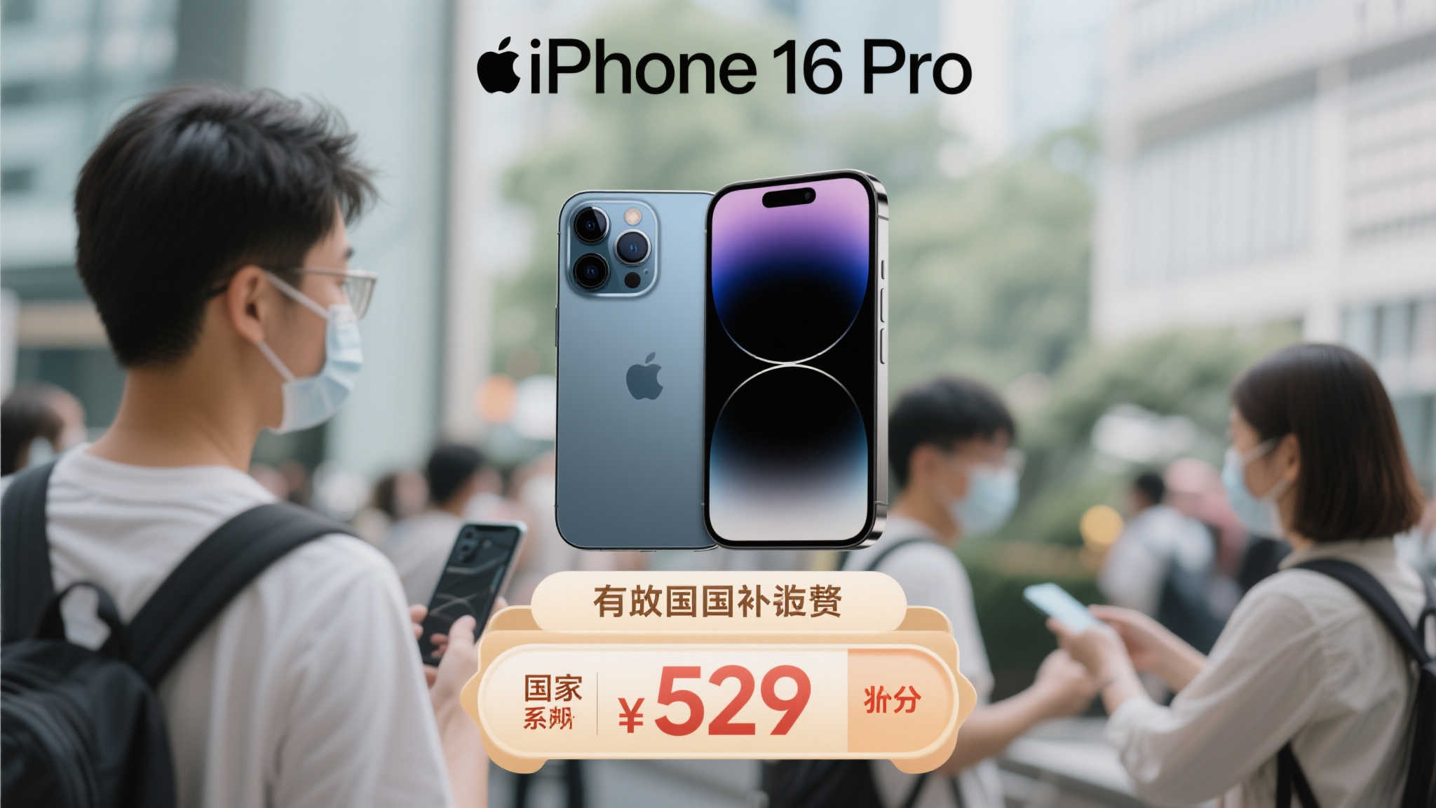 iPhone 16 Pro首享国家补贴：直减2500元，起价仅5499元！